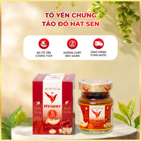 Tổ Yến Chưng Táo Sen
