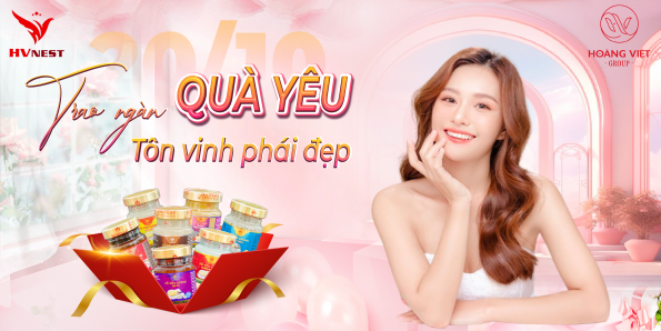 Quà tặng yến sào cho phụ nữ 20/10