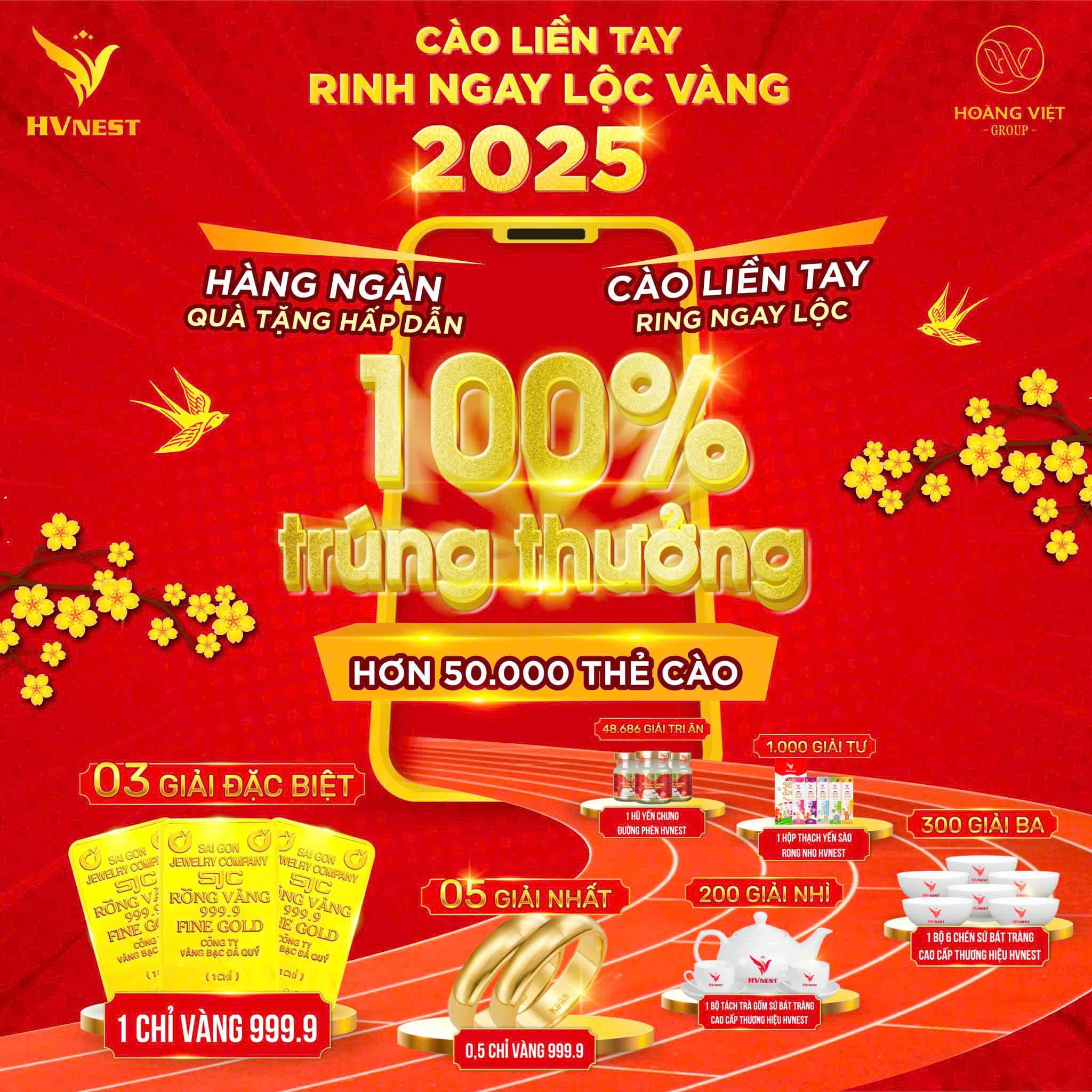 Cào liền tay - Rinh ngay lộc Vàng